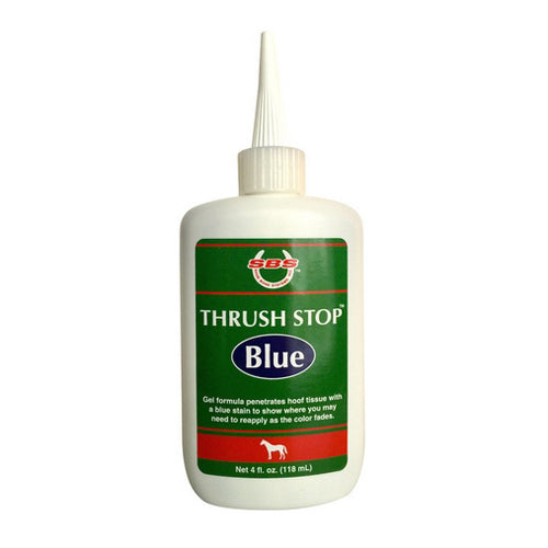 Thrush Stop Horse Thrush Treatment Blue 4 Oz by Sbs Equine Cheap