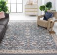 Safavieh Vivaldi VIV516 Blue   Ivory Area Rug Discount