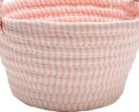 Colonial Mills Easter Ticking Basket EB70 Pink For Cheap