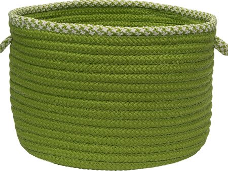 Colonial Mills Houndstooth Bright Edge Basket EH69 Lime on Sale