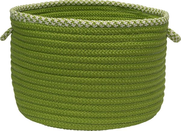 Colonial Mills Houndstooth Bright Edge Basket EH69 Lime on Sale