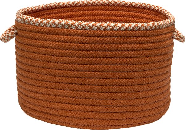 Colonial Mills Houndstooth Bright Edge Basket EH19 Orange Online now