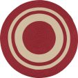 Colonial Mills Coronado Round CN60 Red Area Rug Online Sale