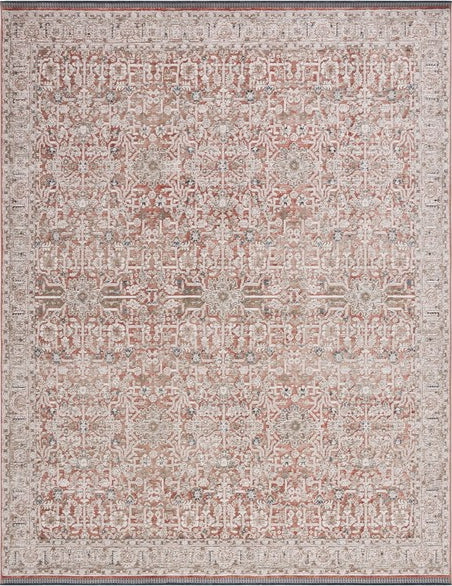 Safavieh Vivaldi VIV546 Rust   Ivory Area Rug For Cheap