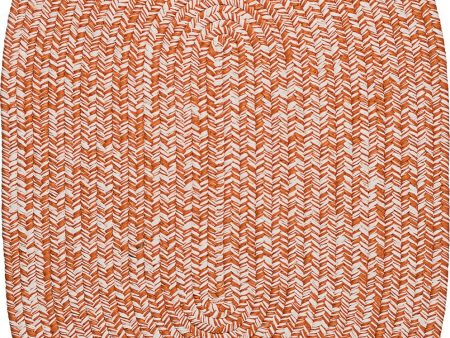 Colonial Mills Howell Tweed HW73 Orange Area Rug For Discount