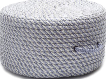 Colonial Mills Bright Twist Pouf UF41 Amethyst and White Hot on Sale