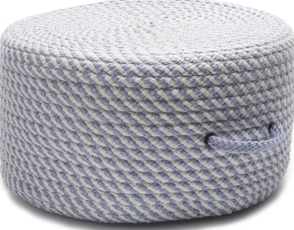 Colonial Mills Bright Twist Pouf UF41 Amethyst and White Hot on Sale