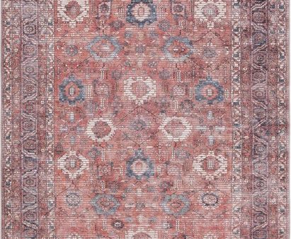 Safavieh Serapi SEP646 Rust   Blue Machine Washable Area Rug For Sale