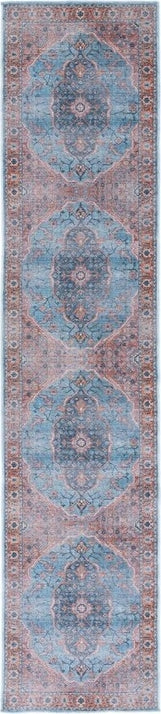 Safavieh Serapi SEP540 Blue   Orange Machine Washable Area Rug For Discount