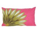 Trans Ocean Visions II Palm Fan Pink by Liora Manne For Sale