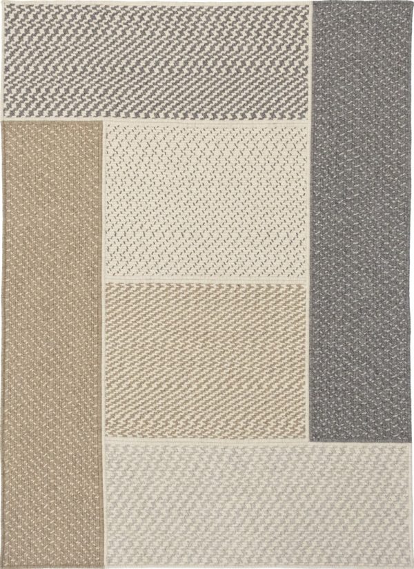 Colonial Mills Luxury Patchwork Natural Menage Area Rug on Sale