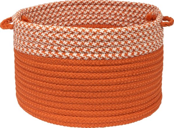 Colonial Mills Houndstooth Dipped Basket OD21 Orange Cheap