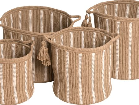 Colonial Mills Dublin Basket VB21 Taupe and White on Sale