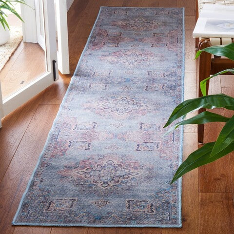 Safavieh Serapi SEP580 Ivory   Blue Machine Washable Area Rug For Discount