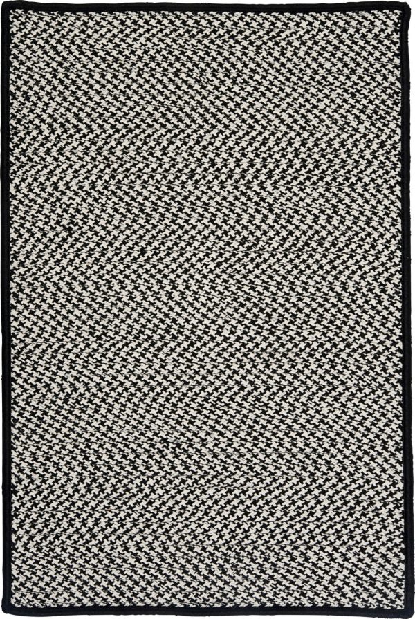 Colonial Mills Houndstooth Doormats TT49 Black Sale