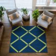 Colonial Mills Luxury Kona Neon Bluetopia Area Rug Supply