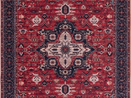 Safavieh Serapi SEP560 Red   Navy Machine Washable Area Rug Online Hot Sale