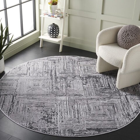 Safavieh Whisper WHS814 Grey   Dark Area Rug Supply