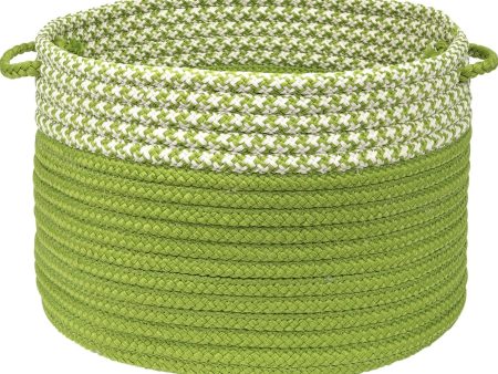 Colonial Mills Houndstooth Dipped Basket OD61 Lime For Discount