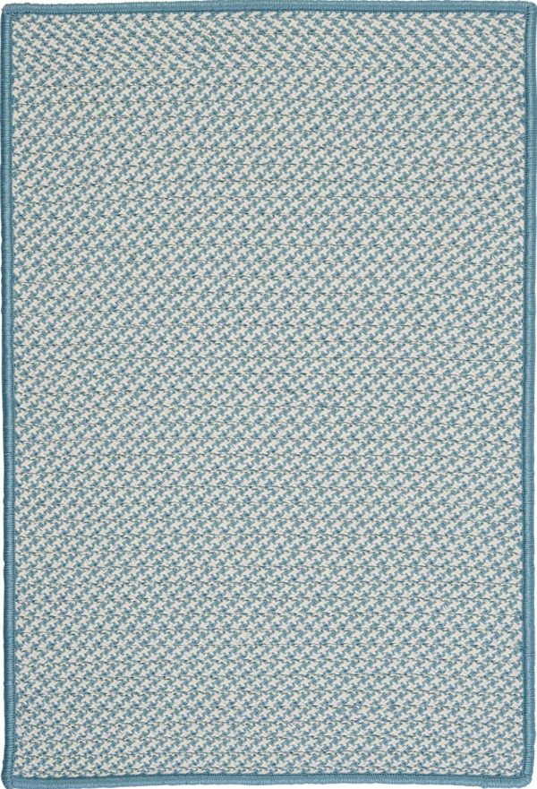 Colonial Mills Houndstooth Doormats TT56 Sea Blue Fashion