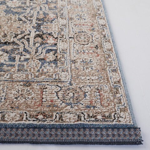 Safavieh Vivaldi VIV546 Blue   Ivory Area Rug For Sale