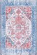 Safavieh Serapi SEP553 Rust   Blue Machine Washable Area Rug For Discount