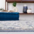 Safavieh Vivaldi VIV561 Navy   Ivory Area Rug Online now