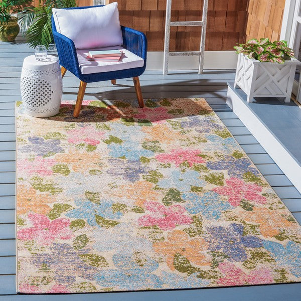 Safavieh Summer SMR410 Blue   Pink Area Rug on Sale