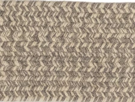 Colonial Mills All-Natural Woven Tweed WT32 Dark Grey Area Rug Hot on Sale