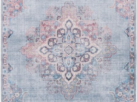 Safavieh Serapi SEP580 Ivory   Blue Machine Washable Area Rug For Discount