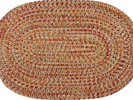 Colonial Mills Flibustier Bright FB79 Orange Area Rug For Discount