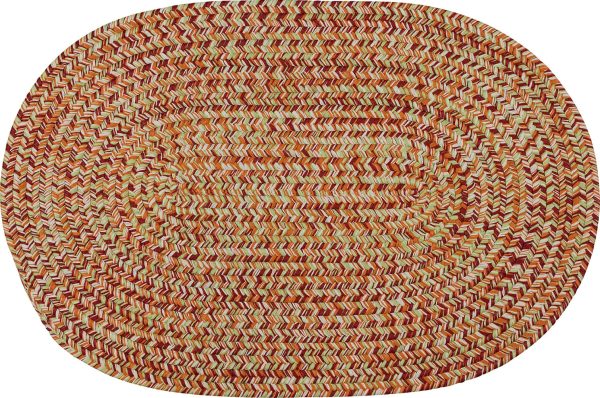 Colonial Mills Flibustier Bright FB79 Orange Area Rug For Discount