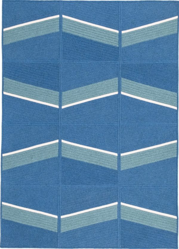 Colonial Mills Luxury Sapphire Blue Lagoon Area Rug Hot on Sale