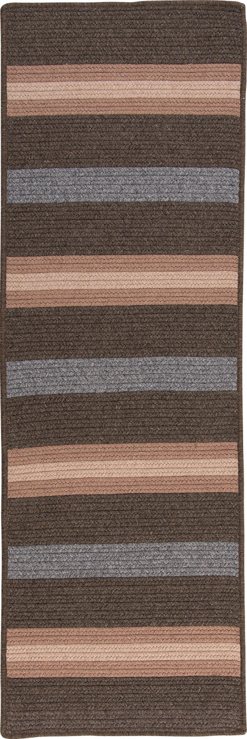 Colonial Mills Elmdale Runner MD99 Brown Area Rug For Sale