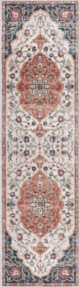 Safavieh Rosewood ROW114 Ivory   Red Area Rug For Sale