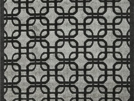 Safavieh York YRK1500 Grey   Black Area Rug For Discount