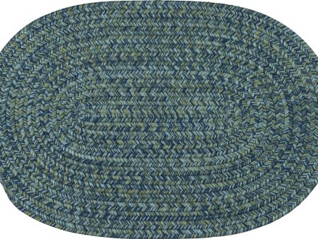 Colonial Mills Carrington Tweed EW29 Deep Blue Area Rug For Cheap