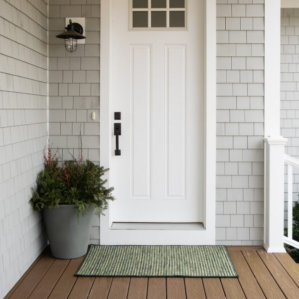 Colonial Mills Crestwood Tweed Doormats CR36 Weathered Moss Online now