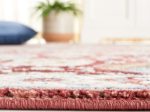 Safavieh Rosewood ROW102 Ivory   Red Area Rug Discount