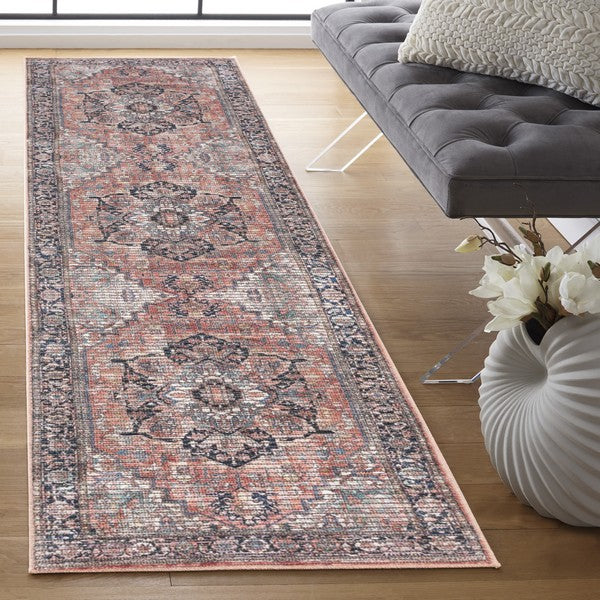 Safavieh Serapi SEP624 Rust   Navy Machine Washable Area Rug Online