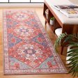 Safavieh Serapi SEP811 Rust   Blue Machine Washable Area Rug For Sale