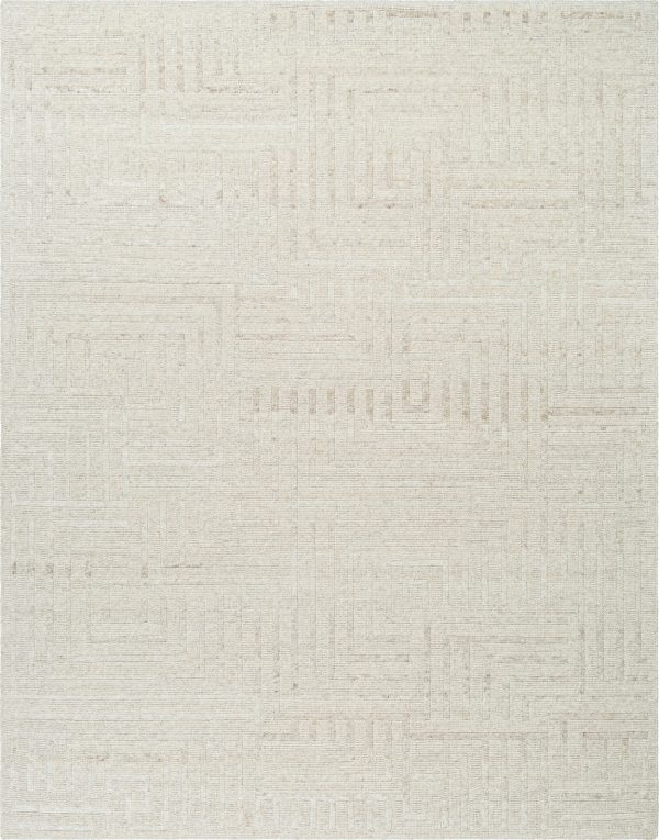 Surya Knoxville KNX-2301 Light Silver Area Rug For Sale