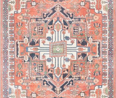 Safavieh Serapi SEP812 Rust   Navy Machine Washable Area Rug Hot on Sale