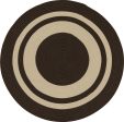 Colonial Mills Coronado Round CN50 Earth Brown Area Rug Hot on Sale