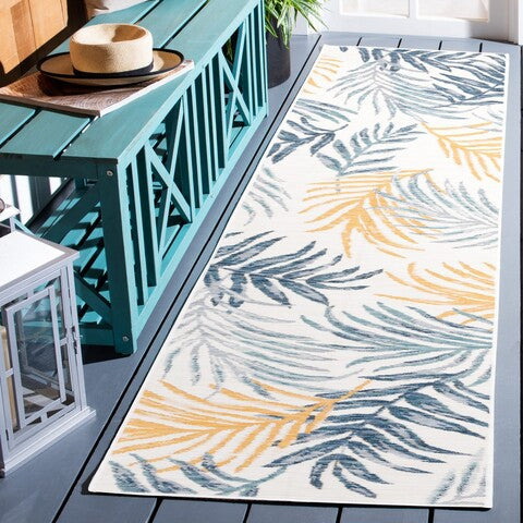 Safavieh Sunrise SUN670 Ivory   Blue Gold Area Rug Discount