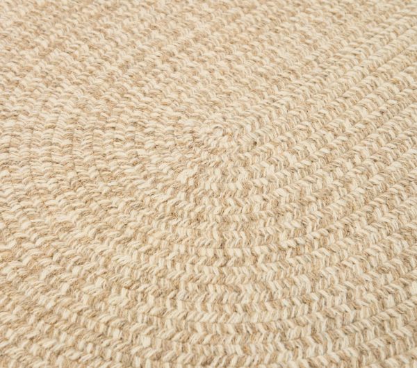 Colonial Mills All-Natural Woven Tweed WT33 Beige Area Rug Hot on Sale