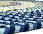 Colonial Mills Kingston Braid KN59 Blue Area Rug Online Sale