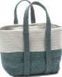 Colonial Mills Farmhouse Square Basket FE29 Teal Sale