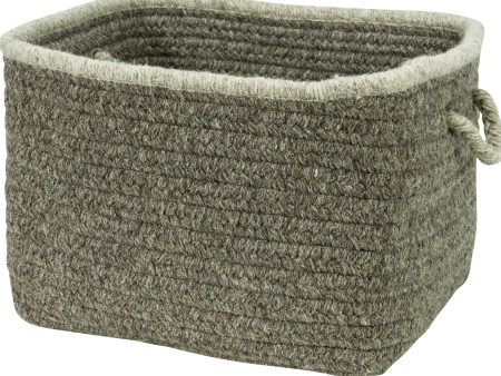 Colonial Mills Natural Style Square Basket NS42 Rockport Gray Supply