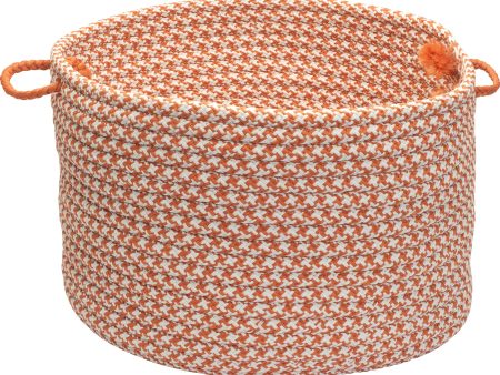 Colonial Mills Outdoor Houndstooth Tweed OT19 Orange Discount